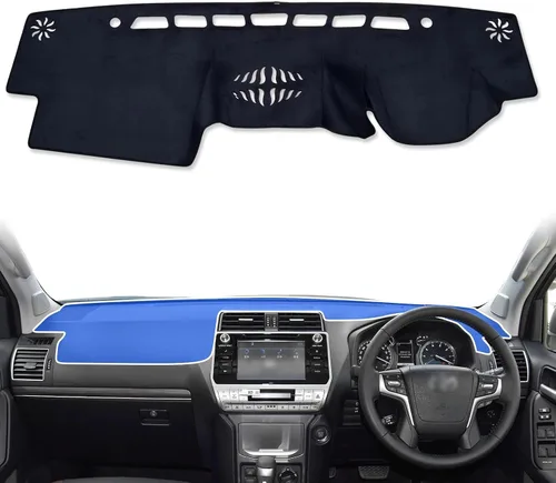 Vista 3 de LEFEDA Para Toyota Land Cruiser Prado J150 Series GX GXL 2013-2020, tapete para salpicadero, tapete para salpicadero, alfombrilla