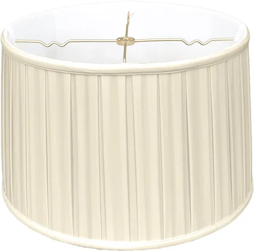 Vista 13 de Royal Designs "Shallow Drum English Box - Pantalla básica plisada para lámpara, oro antiguo, 11" x 12" x 8.5" (BS-748-12AGL)