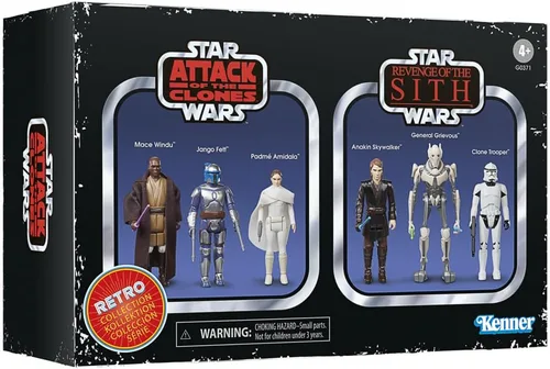 Vista 2 de Star Wars The Retro Collection - Figura coleccionable de Attack of the Clones La venganza de los Sith