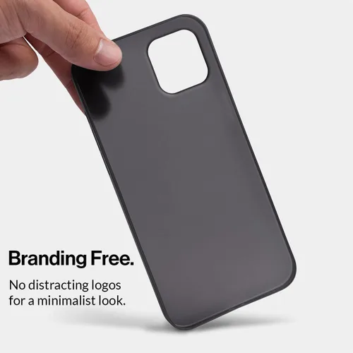 Vista 4 de totallee Funda delgada para iPhone 15 Plus, la más delgada, minimalista, para Apple iPhone 15 Plus (2023) (negro escarchado)