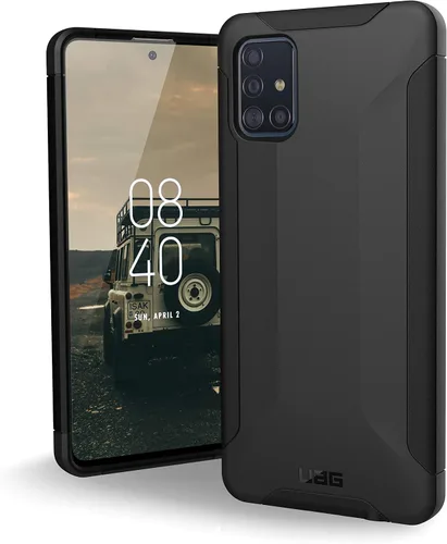 Vista 8 de URBAN ARMOR GEAR UAG - Funda protectora para Samsung Galaxy A11 Scout [negra] resistente y ligera, de grado militar, probada contra caídas