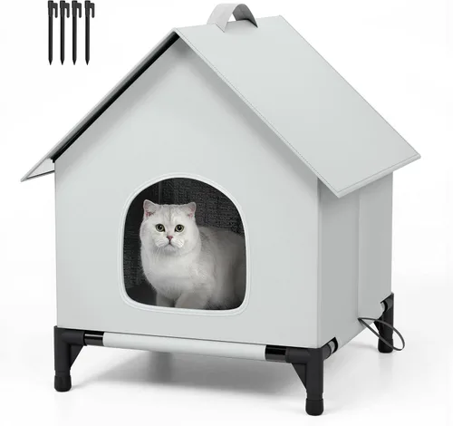 Vista 10 de Casa para gatos (XL, Frío)