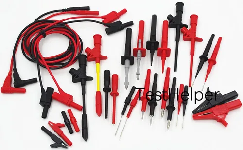Vista 13 de TH-3-KIT-Base Electrónica Profesional/Kit Electrónico de Conductores de Prueba, Kit de Accesorios de Multímetro, Pinzas de cocodrilo y Sonda
