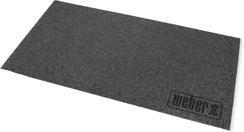 Vista 2 de Weber Alfombrilla de protección de suelo XL – Alfombrilla extra grande para parrilla que protege superficies de patio y terraza, resistente al calor