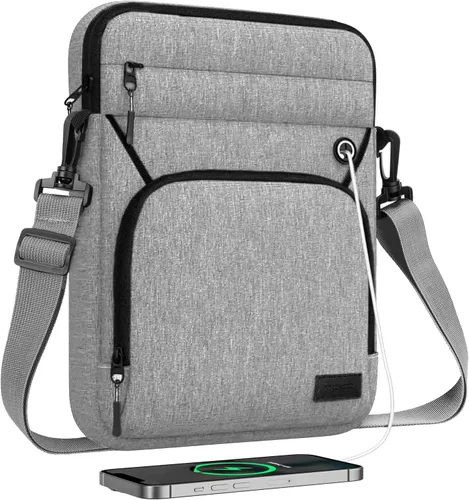 Vista 10 de MoKo Funda protectora para tablet de 9-11 pulgadas 360°, compatible con iPad Air M3 11, 5/4th 10.9, iPad A16 10/9/8/7th 10.2, iPadPro de 11
