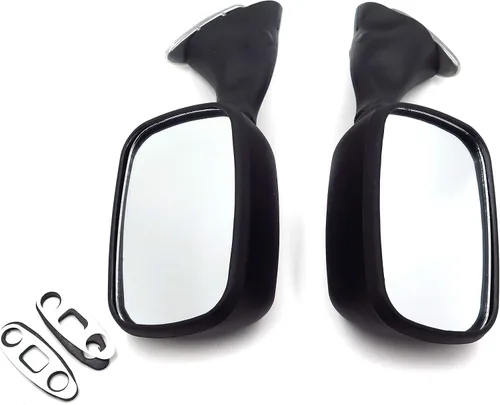 Vista 4 de MT305-BK - Espejos de repuesto OEM compatibles con Suzuki Gsxr600 750 1000 00-03 1300 R Hayabusa 1999-2020 negro