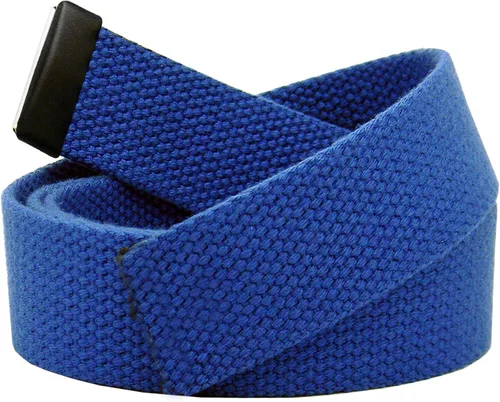 Vista 7 de Build A Belt Cinturón de tela militar de repuesto de 1.25 pulgadas de ancho con punta negra