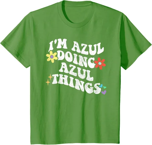 Vista 50 de Retro Groovy Im AZUL Doing AZUL Things - Camiseta divertida para el día de la madre, Negro