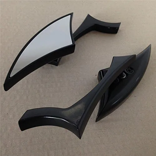 Vista 5 de Negro Spear hoja Mini Espejos para Suzuki Savage Intruder Volusia Boulevard