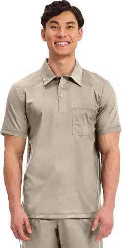 Vista 11 de Cherokee Revolution - Ropa quirúrgica para hombre, polo, de enfermería, con Negro