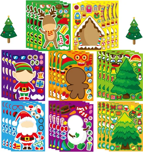 Vista 10 de Calcomanías para el día de San Valentín, haz tus propias calcomanías de San Valentín para niños 32 Sheets Valentine Craft 8 Designs of Animal