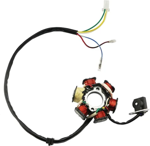 Vista 4 de PRO BAT GY6 150cc completo eléctrico arnés de cableado 6-Pin AC CDI 6-Coil
