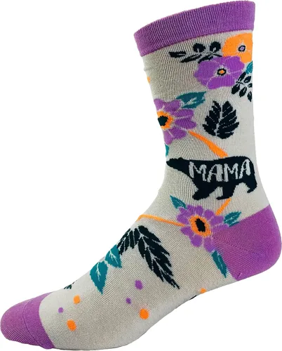 Vista 3 de Crazy Dog T-Shirts Calcetines para mujer con divertidos gráficos lindos para mujer