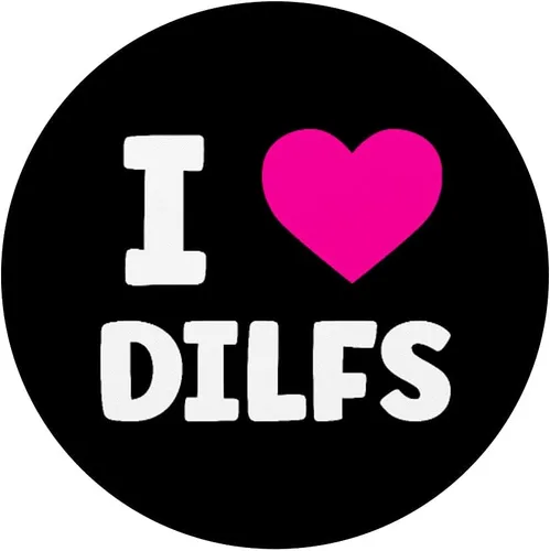Vista 3 de Funny I love Dilfs I Heart Dilfs Hot Dads PopSockets Swappable PopGrip