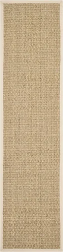 Vista 2 de SAFAVIEH Alfombra de pasillo de fibra natural de 2'6"x8' texturizada