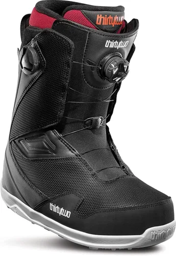 Vista 24 de ThirtyTwo Botas de snowboard BOA para niños Gris/Goma (Santa Cruz)