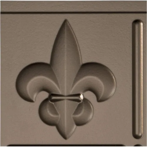 Vista 23 de FASÄDE Fleur-de-lis - Panel decorativo de vinilo decorativo para salpicaduras de 18 x 24 pulgadas en cobre piedra lunar (paquete de 5)