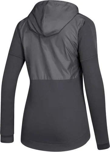 Vista 2 de adidas Chaqueta con forro de malla Game Mode FZ para mujer, sudadera con capucha
