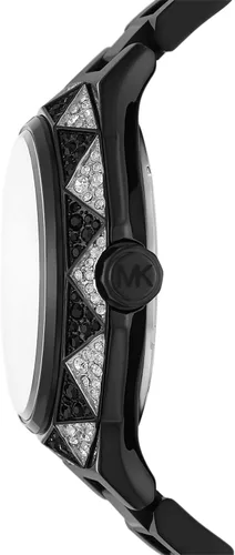 Vista 2 de Michael Kors Reloj de cuarzo Raquel para mujer, Negro