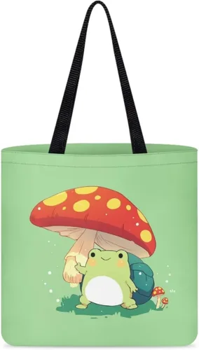 Vista 24 de Bolsa de tela para mujeres y niñas, bolsas de comestibles reutilizables
