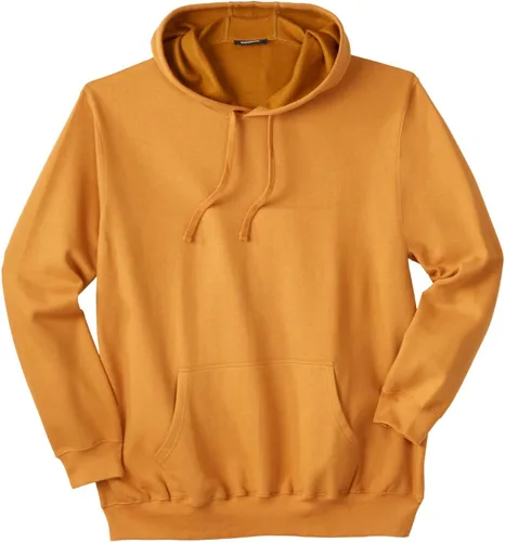Vista 12 de KingSize Sudadera con capucha de forro polar grande y alta para hombre Negro
