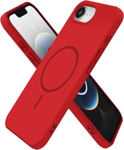 Vista 264 de Oakxco Funda de Silicona Mag Safe para iPhone 12 Pro Max, Funda Magnética Delgada y Fina Compatible con Carga Inalámbrica MagSafe, Bonita Funda
