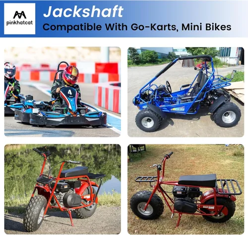 Vista 3 de Eje de transmisión de 10 "x 3/4" con chavetero de 3/16 "para Go Kart Mini Bike