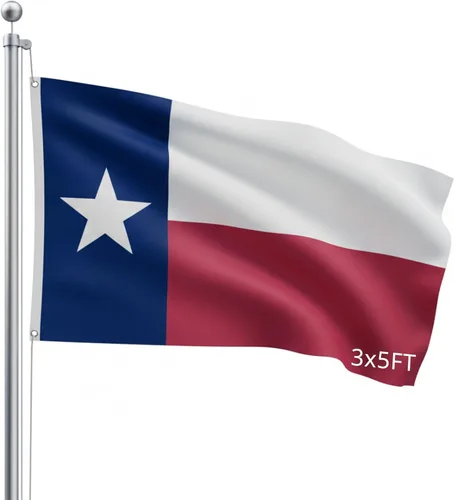 Vista 28 de Bandera para exteriores de SSK de poliéster resistente al clima por ambos lados. Tamaño grande: 3 pies por 5 pies, camuflaje (Army Star (Camo))
