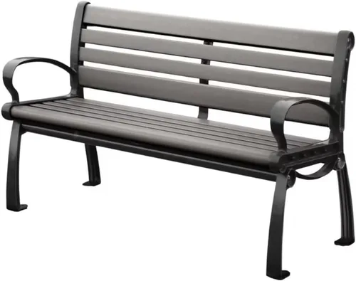 Vista 10 de Banco Sterling - 4 pies - Bronceado Canela
