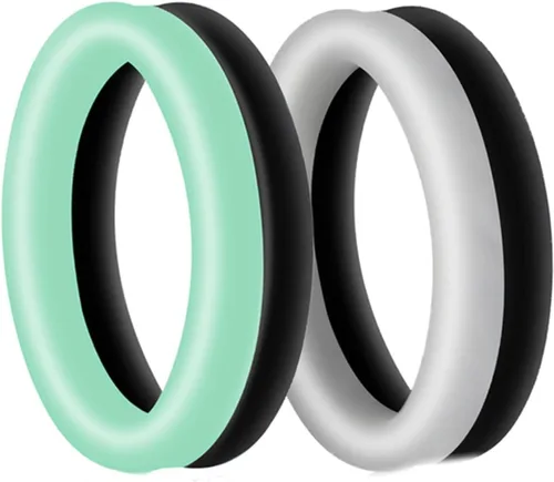 Vista 8 de Anillo de pene masculino, anillo para el pene eyaculación de retardo, escroto, anillos para hombre, juguete sexual de silicona para hombres