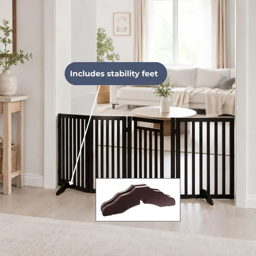 Vista 3 de TRIXIE Puerta de madera convertible para perros