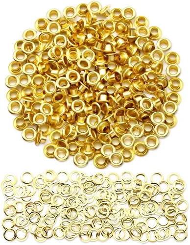 Vista 22 de SEMINI 800 Sets 4 Colors 6mm Grommet Eyelet Kit with Install Tool Kit