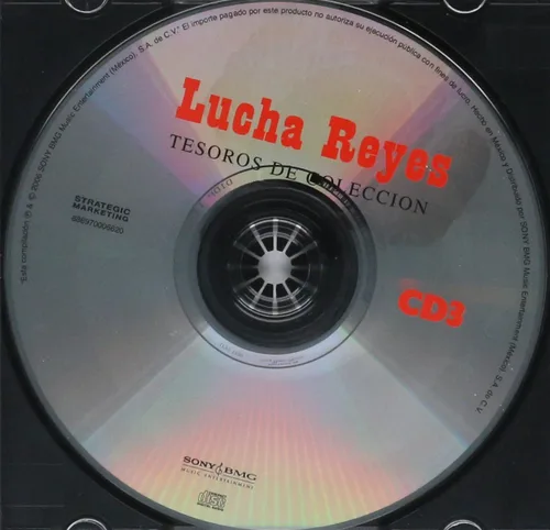 Vista 5 de Lucha Reyes " Tesoros Mexicanos" 3 Cd's Gran Coleccion De Musica Mexicana