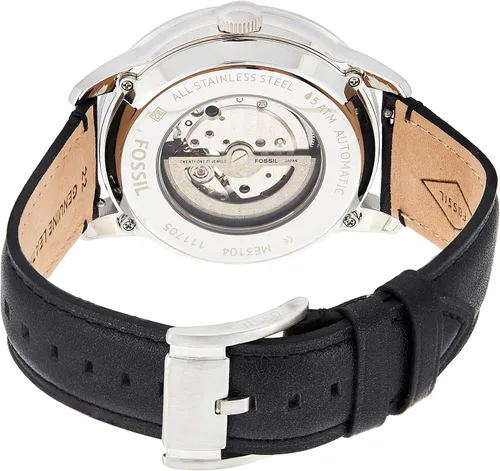 Vista 3 de Fossil - Reloj de pulsera automático y mecánico de estilo Townsman en acero inoxidable para hombre