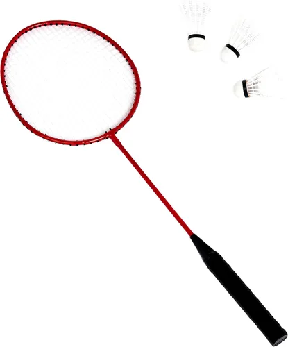 Vista 2 de Amazon Basics Conjunto combinado de voleibol y bádminton al aire libre