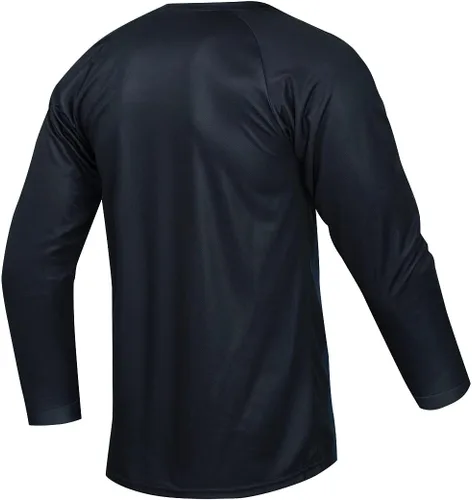 Vista 2 de Camiseta de manga larga para hombre para bicicleta de montaña, camiseta de MTB para descenso, para ciclismo todoterreno, absorbe la humedad
