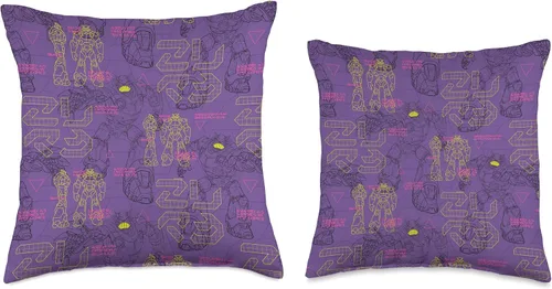 Vista 3 de PIXAR Disney Lightyear Emperor Zurg - Almohada con estampado, 16 x 16 pulgadas, multicolor