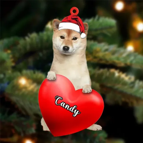 Vista 34 de Adornos de Navidad personalizados para perros, nombre personalizado, adorno de Malamute de Alaska, adornos acrílicos, regalos de Navidad, amantes