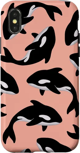 Vista 5 de Orca Whale Ocean Pattern - Carcasa para iPhone 17