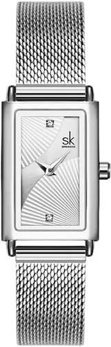 Vista 11 de SHENGKE Reloj minimalista (Love Me Tender Love Me Home) Reloj de pulsera casual de moda
