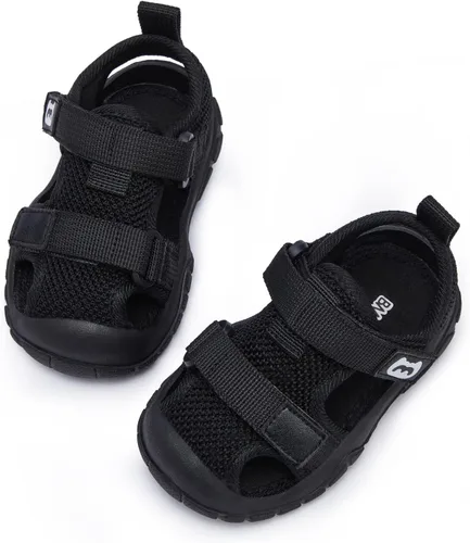 Vista 3 de BMCiTYBM Sandalias de verano con punta cerrada para bebé, niño, niña, zapatos ligeros, antideslizantes, para primeros pasos, 6, 9, 12, 18, 24 meses
