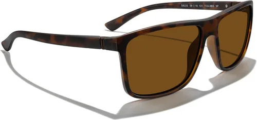 Vista 5 de MERRY'S - Gafas de sol deportivas rectangulares, lentes polarizados con protección UV400, para hombres y mujeres, gafas para ciclismo, conducción