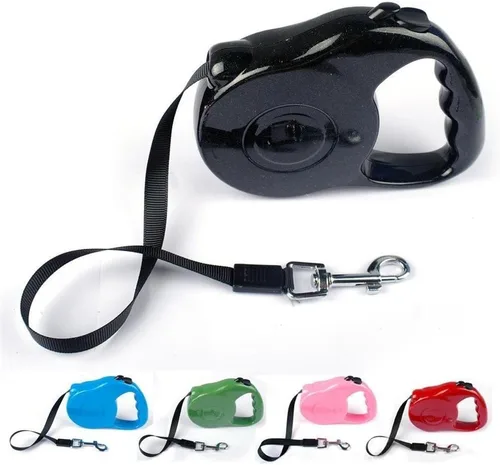 Vista 2 de Correa retráctil automática para perros, correa de entrenamiento para explorar – Cuerda de correr para caminar perro de 10 pies/16.7 pies