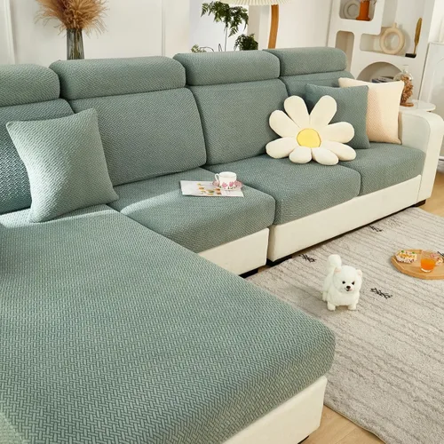 Vista 24 de Fundas de cojín para sofá, fundas de cojín lavables para mascotas, funda protectora elástica antideslizante para muebles
