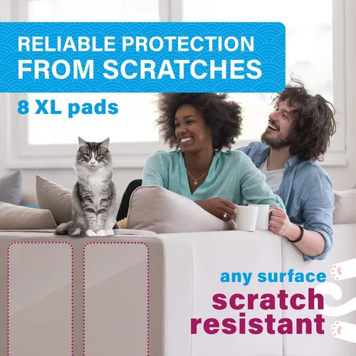 Vista 4 de Protector de muebles antiarañazos para gatos, protector de arañazos de sofá contra gatos, protección de muebles contra arañazos de gatos (10XL)