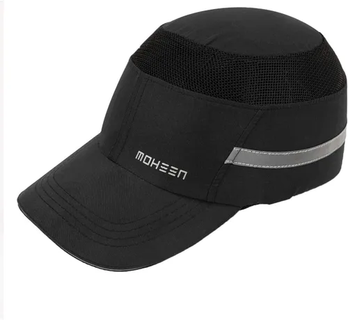 Vista 16 de Gorra de Seguridad Ligera con Protección contra Golpes - Sombrero Protector Transpirable Estilo Béisbol con Rayas Reflectantes