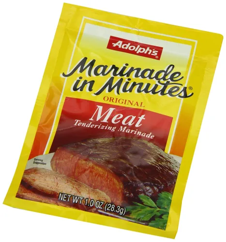 Vista 4 de Adolph's Marinade In Minutes - Adobo ablandador de carne original, 1 onza (paquete de 24)