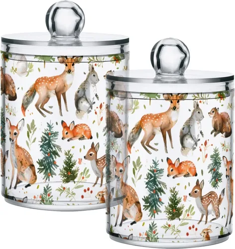 Vista 13 de Juego de 2 dispensadores de bastoncillos de algodón de mármol turquesa, recipiente de almacenamiento para baño, tapa de plástico acrílico, frasco
