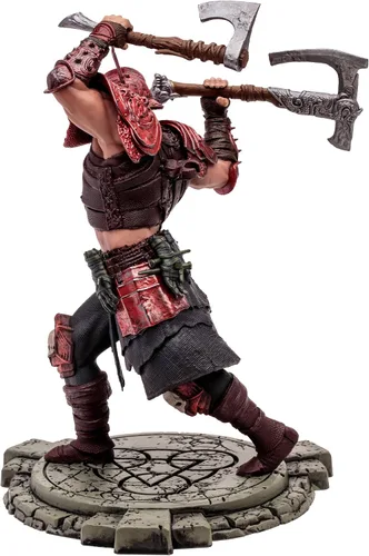Vista 9 de McFarlane Toys - Diablo IV Rend Bárbaro y Nigromante de Sangre Paquete de 2 Figuras Posadas con Etiqueta de Oro 1:12 Escala 1:12, Etiqueta Dorada