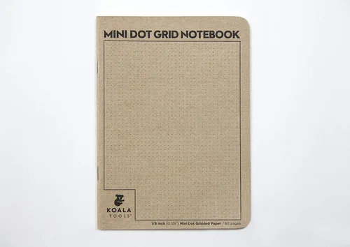 Vista 26 de KOALA TOOLS Mini cuaderno de papel cuadriculado 5" x 7", 60 pp. - Juego de cuadernos de campo cuadriculado, cuadrícula y gráficos - Para uso
